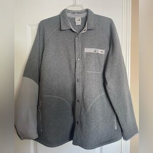 The North Face Men's Gray Lightweight Shirt Jacket